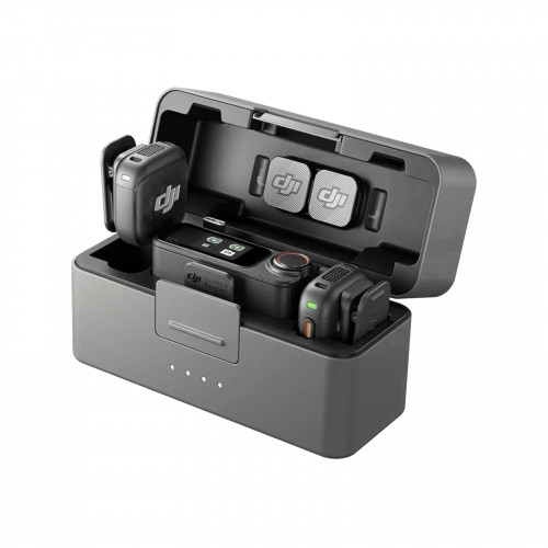 Мікрофонна радіосистема для камери, для смартфона DJI MIC 3 2TX + 1RX + Charging Case